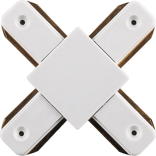 Коннектор для шинопровода Х-образный SW-Group KXZ-WH-X Однофазный Белый IP20 фото Коннектор для шинопровода Х-образный SW-Group KXZ-WH-X Однофазный Белый IP20 картинка